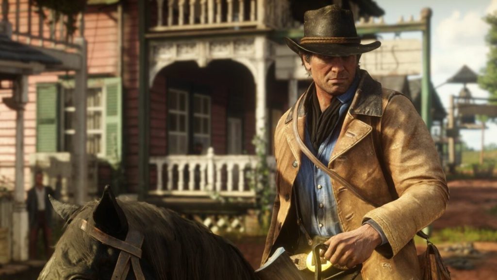 Anleitung: Red Dead Redemption 2 - Wie Sie sich auf Ihrem Pferd umziehen