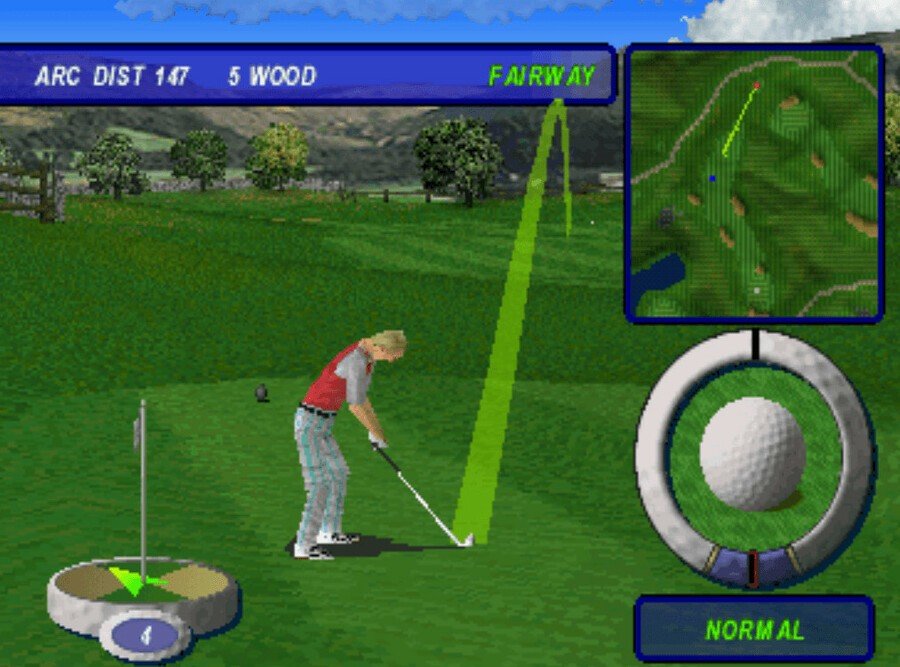 Actua Golf PSone Memories Funktion