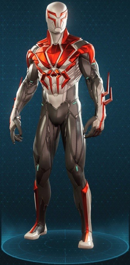 Spider-Man 2099 Weißer Anzug