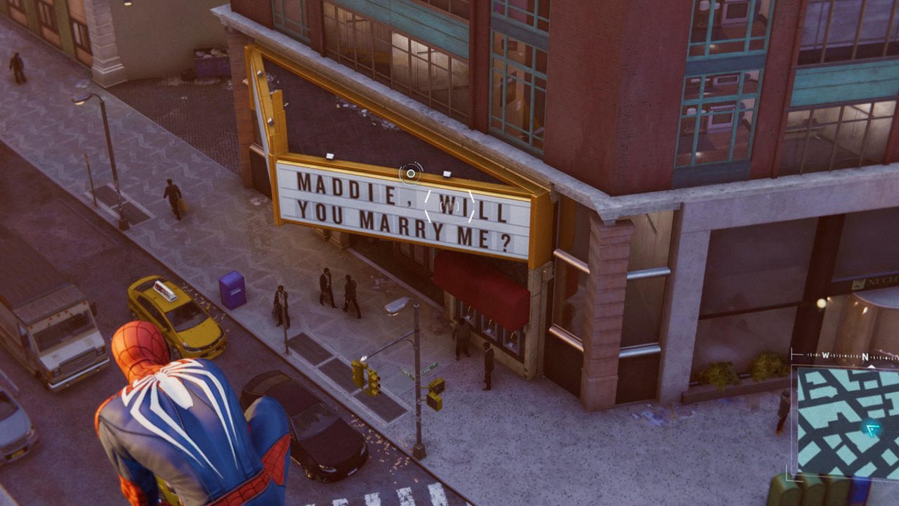 Marvels Spider-Man Vorschlag Nachricht PS4 PlayStation 4