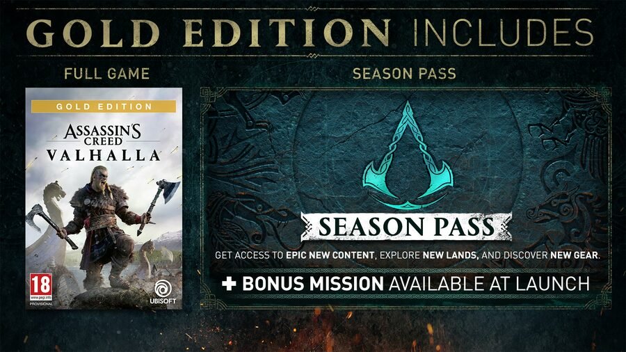 Assassins Creed Valhalla PS4 PS5 PlayStation 4 5 Gold Edition
