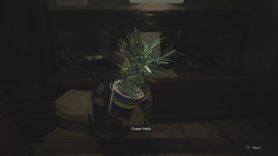 Green Herb in Resident Evil 3 Remake