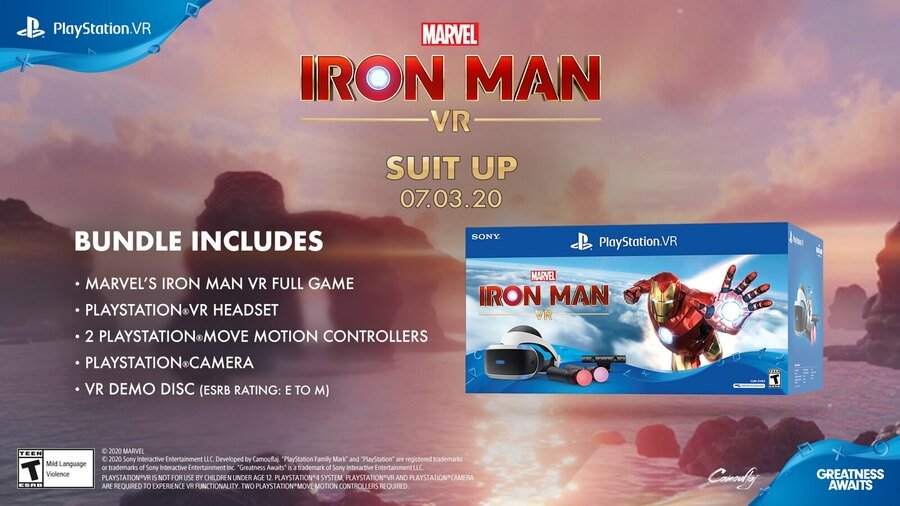 Marvels Iron Man VR PS4 PlayStation 4 VR PSVR 2