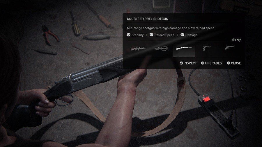 The Last of Us 2 Waffenführer Double Barrel Shotgun