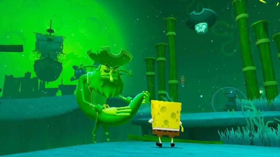 SpongeBob Schwammkopf Kampf um den Bikini Bottom Rehydrated Flying Dutchman's Friedhofs-Sammlerhandbuch PS4 PlayStation 4