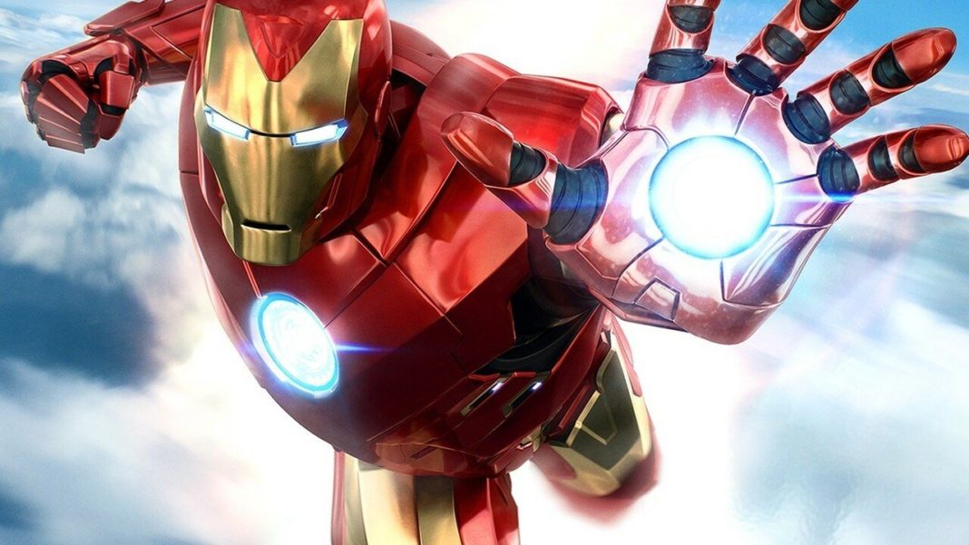 Marvels Iron Man VR - Gepanzerter Rächer fliegt hoch auf PSVR
