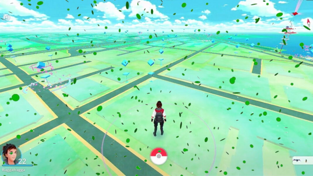 Pokemon-GO-Why-is-Green-Confetti-Falling-on-the-Map-Screen