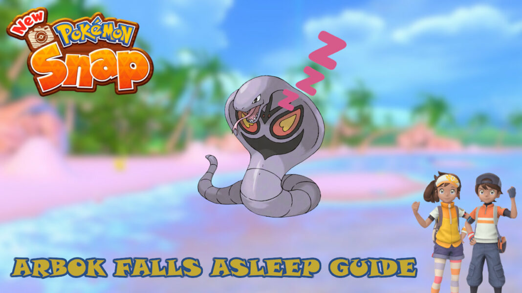 new-pokemon-snap-arbok-falls-asleep