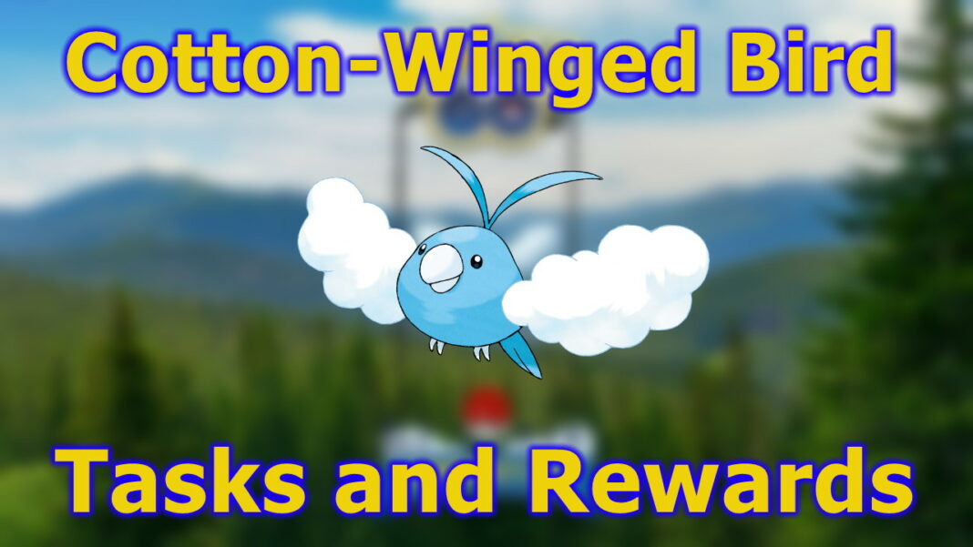 Pokemon-GO-Cotton-Winged-Bird-Research-Tasks-and-Rewards