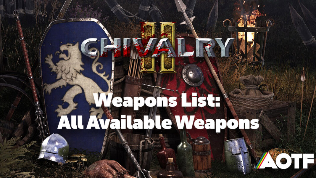 chivalry-2-weapons-list
