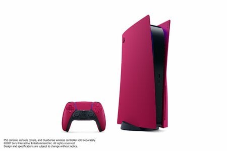 Alle Farben der PS5-Konsolenabdeckung: Cosmic Red 1