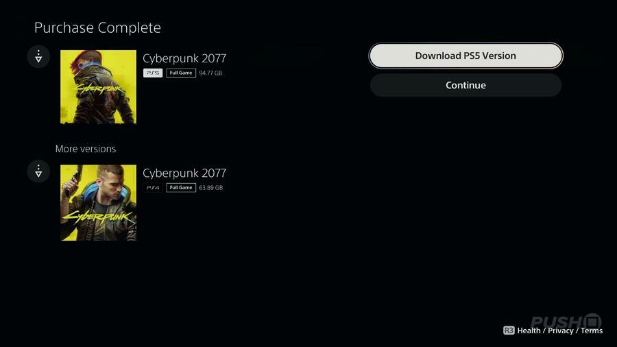 Cyberpunk 2077: Upgrade von PS4 auf PS5 Guide 2