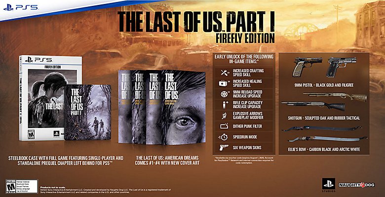 Ps5 Tlou Teil 1 Firefly Edition