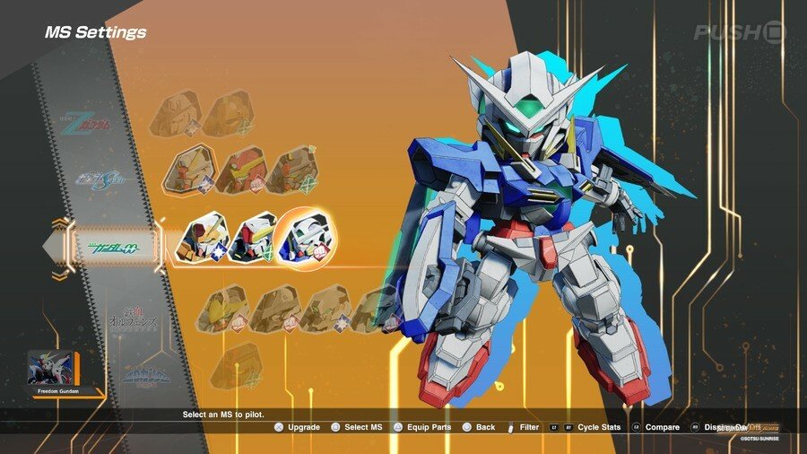 SD Gundam Battle Alliance Alle mobilen Anzüge