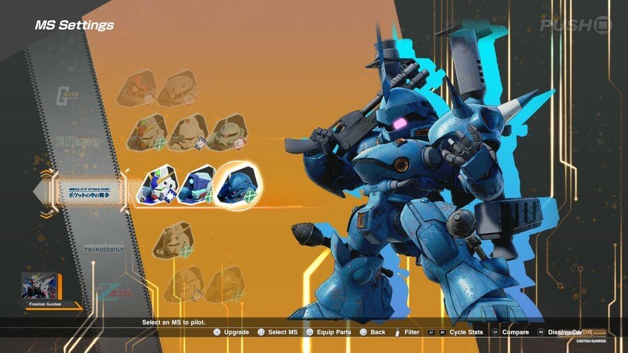SD Gundam Battle Alliance Alle mobilen Anzüge