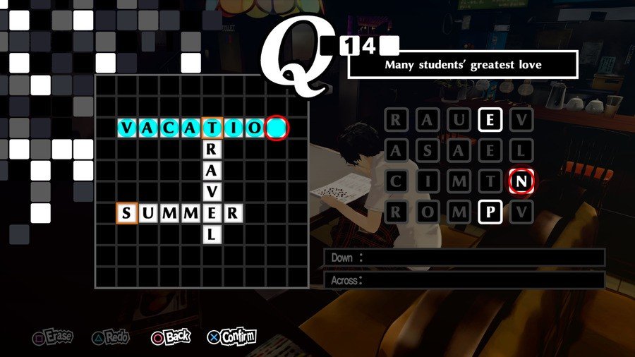 Persona 5 Royal Kreuzworträtsel 14 Lösung