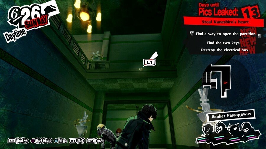 Persona 5 Royal Will Seed-Standorte Kaneshiro-Palast