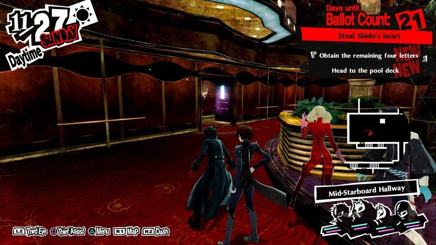 Persona 5 Royal Will Seed-Standorte Shido Palace