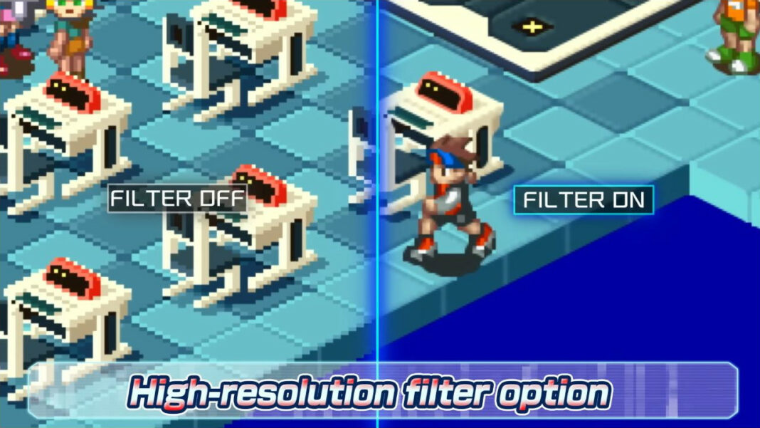 So deaktivieren Sie den Bildschirmfilter in der Megaman Battle Network Legacy Collection

