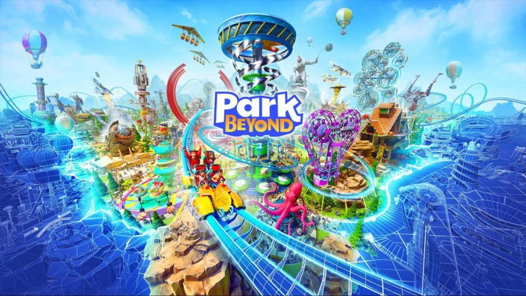 Park dahinter