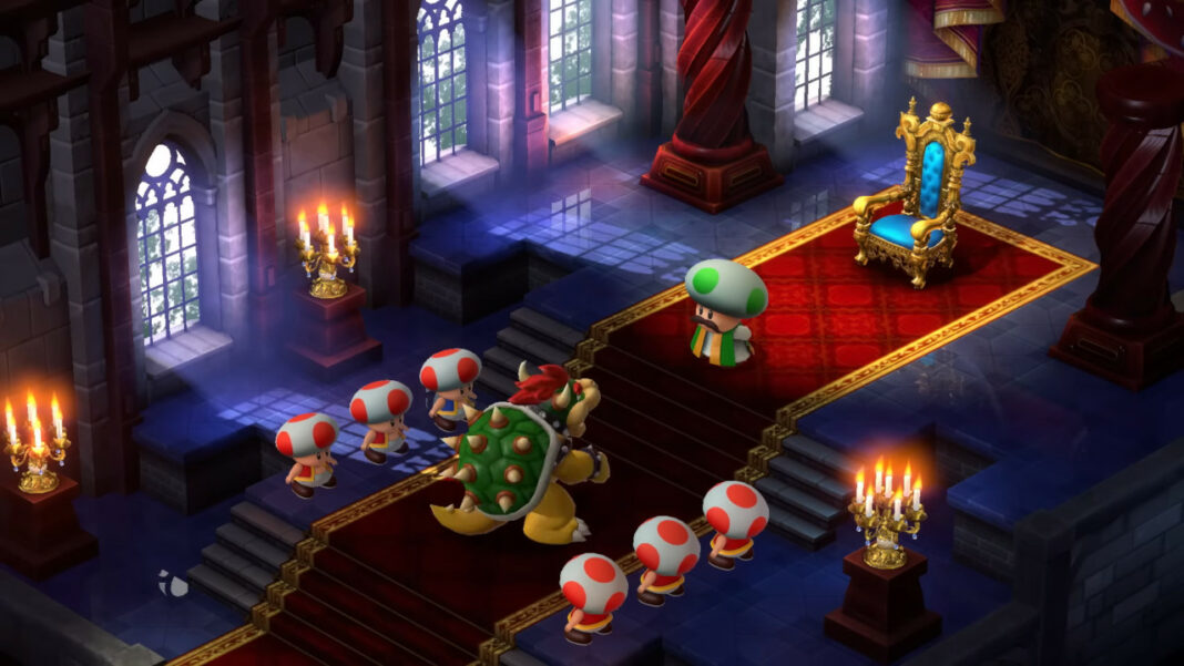Ist die versteckte Truhe in Mushroom Castle im Super Mario RPG Remake immer noch zu übersehen?
