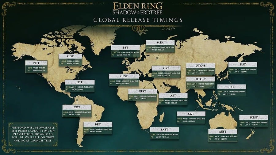 Elden Ring Shadow of the Erdtree DLC-Veröffentlichungszeiten-Leitfaden: Wann können Sie mit dem Spielen der Erweiterung beginnen? 2