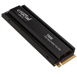 Crucial T500 1 TB SSD PCIe Gen4 NVMe M.2 interne Gaming-PS5-SSD mit Kühlkörper