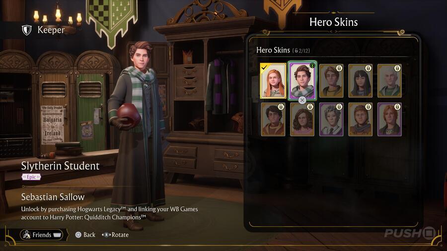 Alle Helden-Skins und wie man sie im Harry Potter Quidditch Champions Guide Spiele Tipps PS4 3 freischaltet