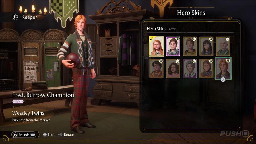 Alle Helden-Skins und wie man sie im Harry Potter Quidditch Champions Guide freischaltet Spiele Tipps PS4 11