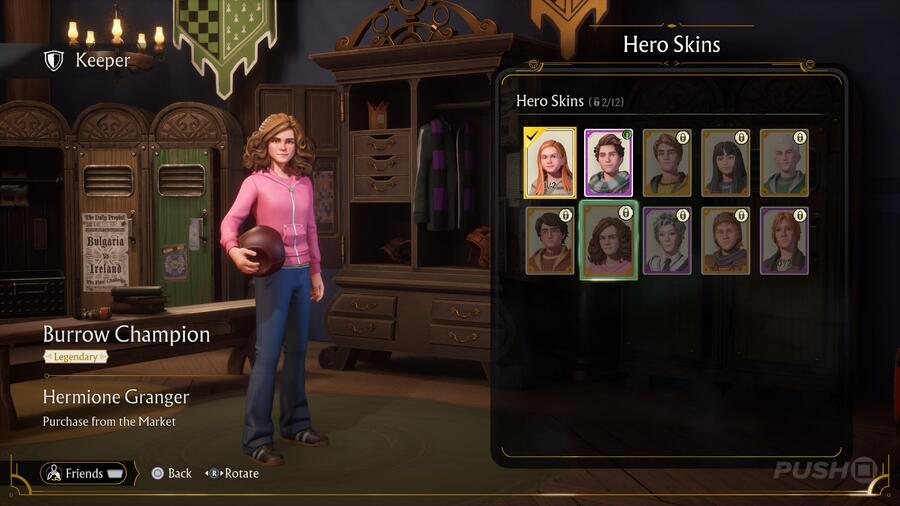 Alle Helden-Skins und wie man sie im Harry Potter Quidditch Champions Guide freischaltet Spiele Tipps PS4 8