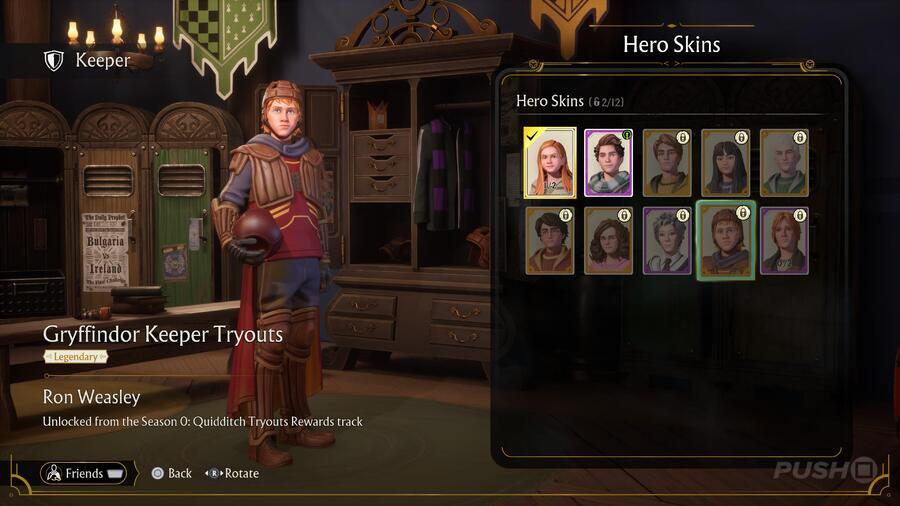 Alle Helden-Skins und wie man sie im Harry Potter Quidditch Champions Guide freischaltet Spiele Tipps PS4 10