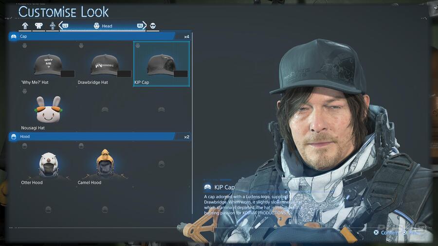 Death Stranding 2: Alle Hüte, Kapuzen und wie man sie leitet 4