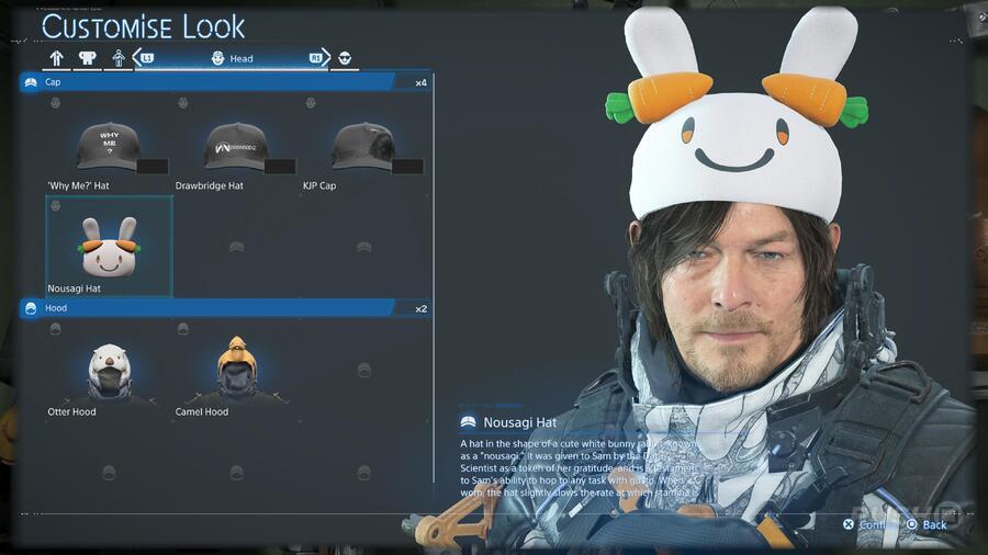 Death Stranding 2: Alle Hüte, Kapuzen und wie man sie leitet 5