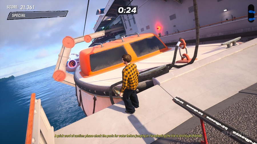 Tony Hawks Pro Skater 3 + 4: Kreuzfahrtschiff - alle Parkziele und Sammlerstücke 35