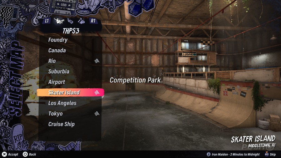 Tony Hawks Pro Skater 3 + 4: So finden Sie den Bikini -unteren Geheimbereich 2