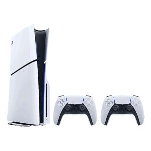 PS5 Slim Console (mit Disc -Laufwerk) + Zwei DualSense -Wireless -Controller