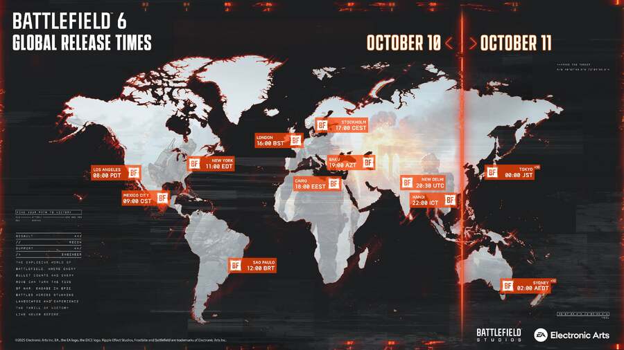 Battlefield 6 Release Times: Wann können Sie anfangen zu spielen? Leitfaden 2